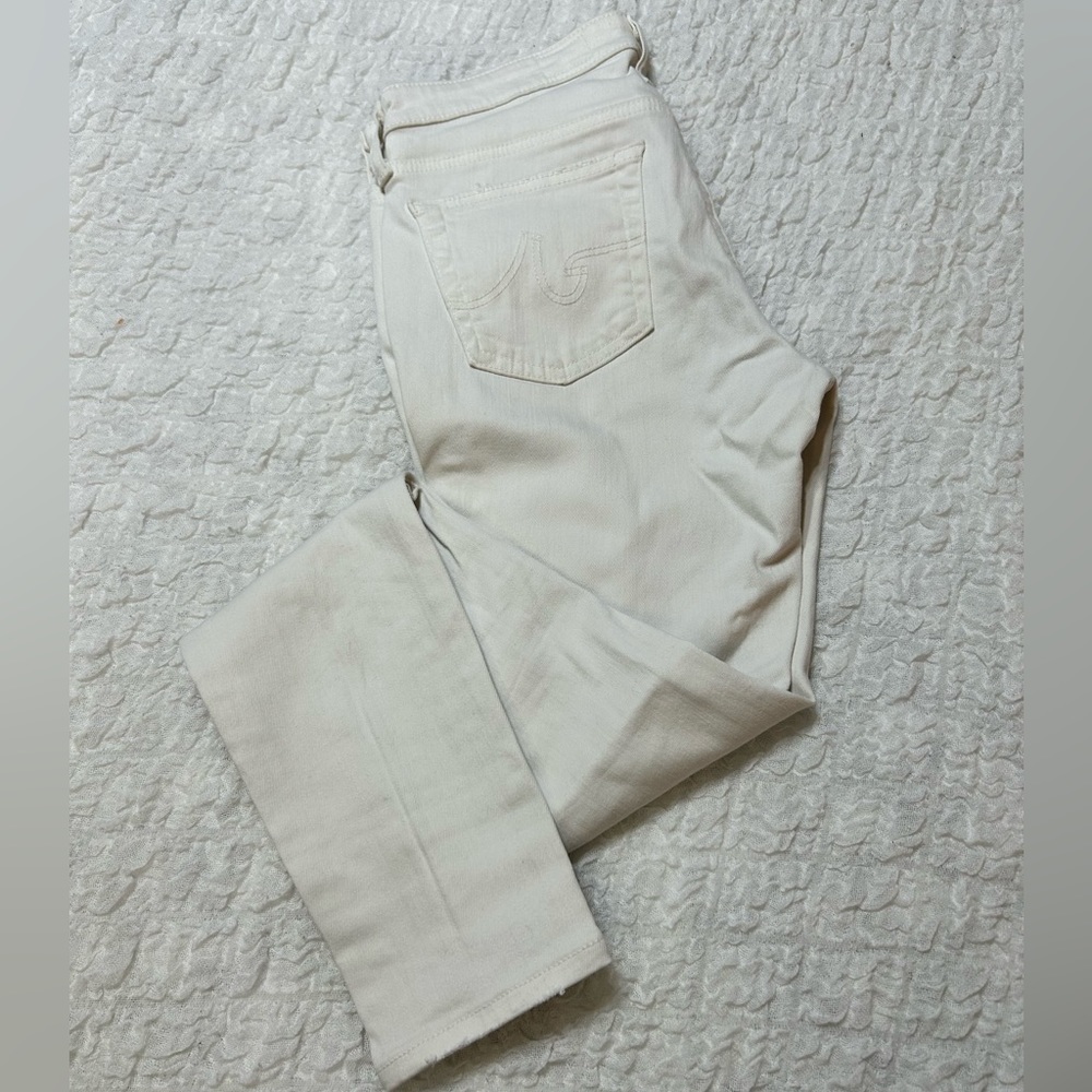 Adriano Goldschmied White Ripped Jeans
